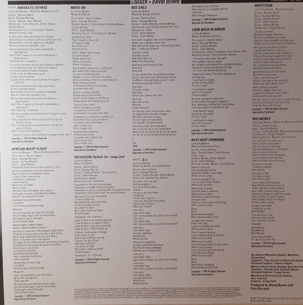 David Bowie ~ Lodger (Vinyl) - Djungel & Jazz