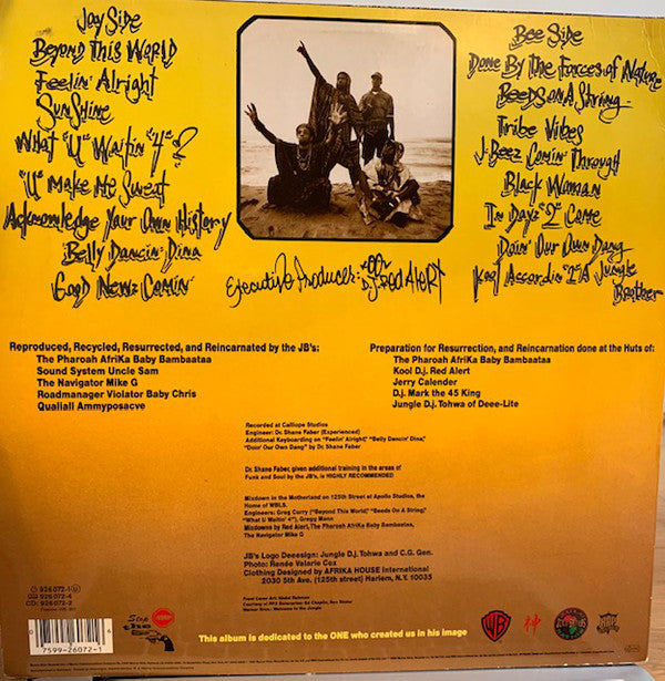 Jungle Brothers ~ Done By The Forces Of Nature (Vinyl) - Djungel & Jazz