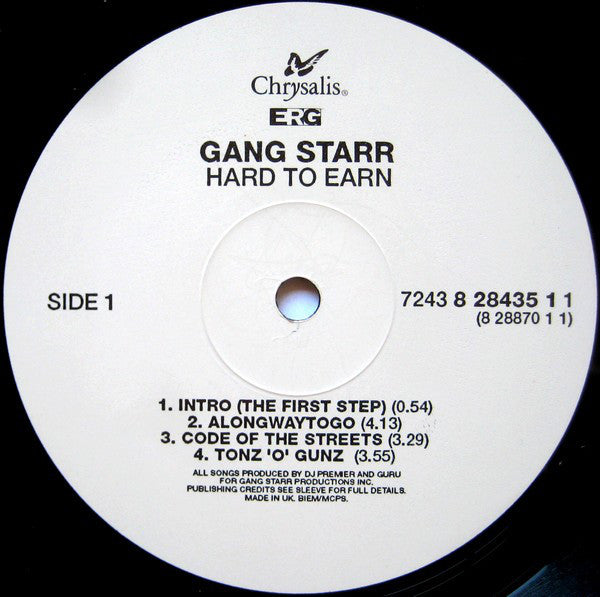 Gang Starr ~ Hard To Earn (Vinyl) - Djungel & Jazz