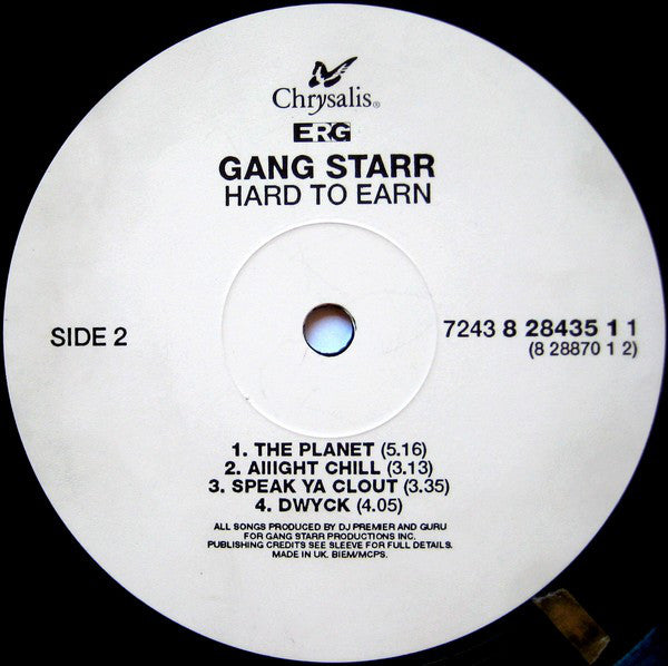 Gang Starr ~ Hard To Earn (Vinyl) - Djungel & Jazz