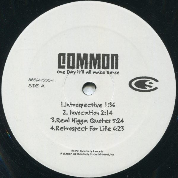 Common ~ One Day It'll All Make Sense (Vinyl) - Djungel & Jazz