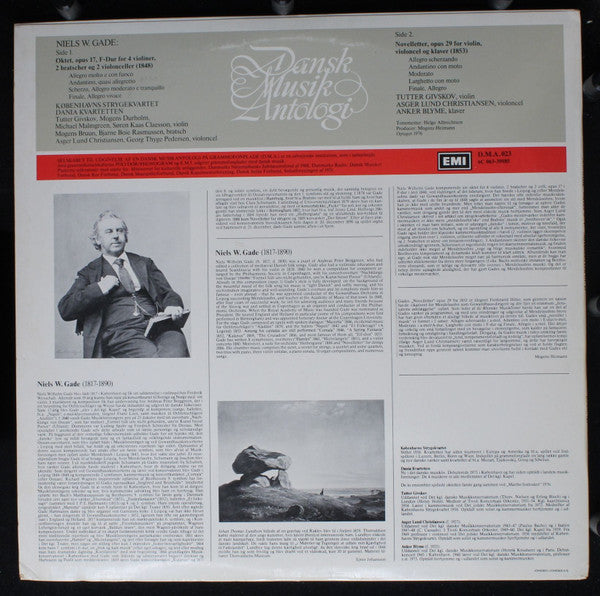 Niels Wilhelm Gade, Københavns Strygekvartet, Dania Kvartetten ~ Oktet, opus 17, F-Dur / Novelletter, opus 29 (Vinyl) - Djungel & Jazz