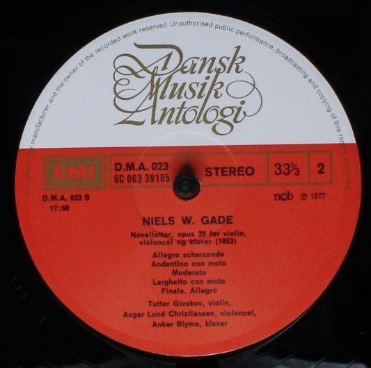 Niels Wilhelm Gade, Københavns Strygekvartet, Dania Kvartetten ~ Oktet, opus 17, F-Dur / Novelletter, opus 29 (Vinyl) - Djungel & Jazz