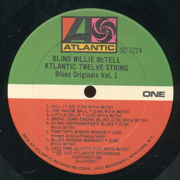 Blind Willie McTell ~ Atlanta Twelve String (Vinyl) - Djungel & Jazz