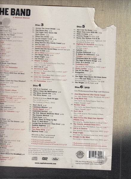 The Band ~ A Musical History (Vinyl) - Djungel & Jazz