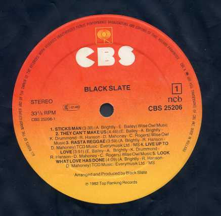 Black Slate : Six Plus One (LP)