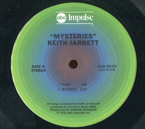 Keith Jarrett : Mysteries (LP, Album, Ter)