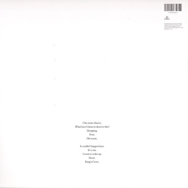 Pet Shop Boys ~ Actually (Vinyl) - Djungel & Jazz