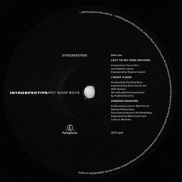 Pet Shop Boys ~ Introspective (Vinyl) - Djungel & Jazz