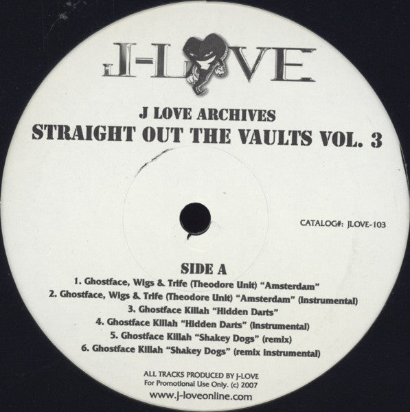 J-Love ~ J-Love Archives: Straight Out The Vaults Vol. 3 (Vinyl) - Djungel & Jazz