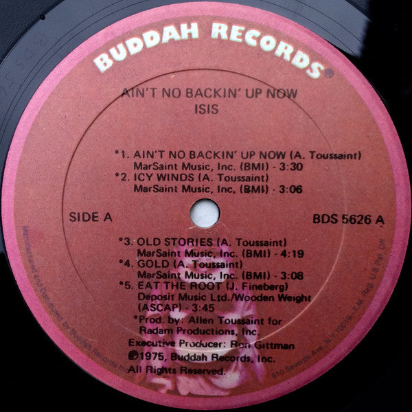 Isis  ~ Ain't No Backin' Up Now (Vinyl) - Djungel & Jazz