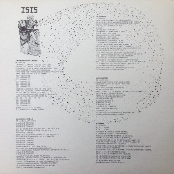 Isis  ~ Ain't No Backin' Up Now (Vinyl) - Djungel & Jazz