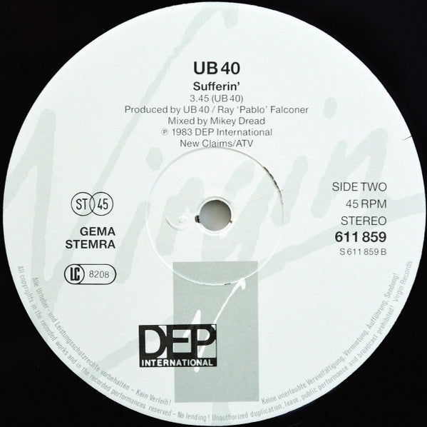 UB 40 ~ Red Red Wine (Vinyl) - Djungel & Jazz