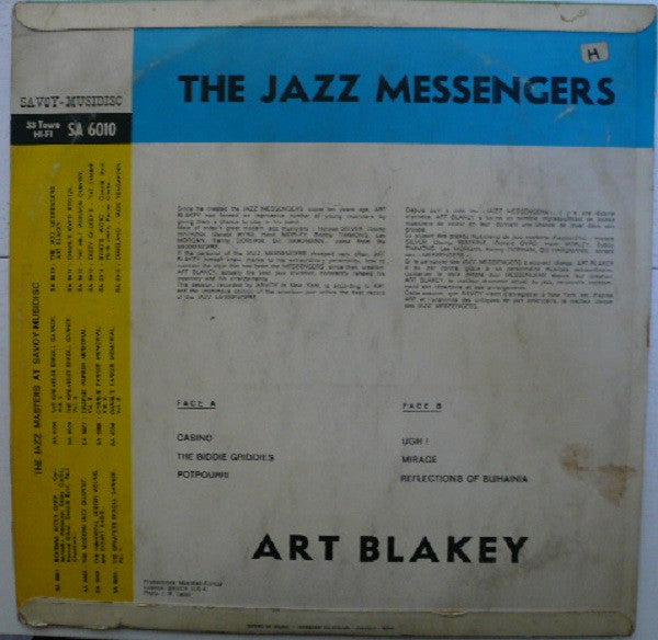 Art Blakey ~ The Jazz Messengers (Vinyl) - Djungel & Jazz