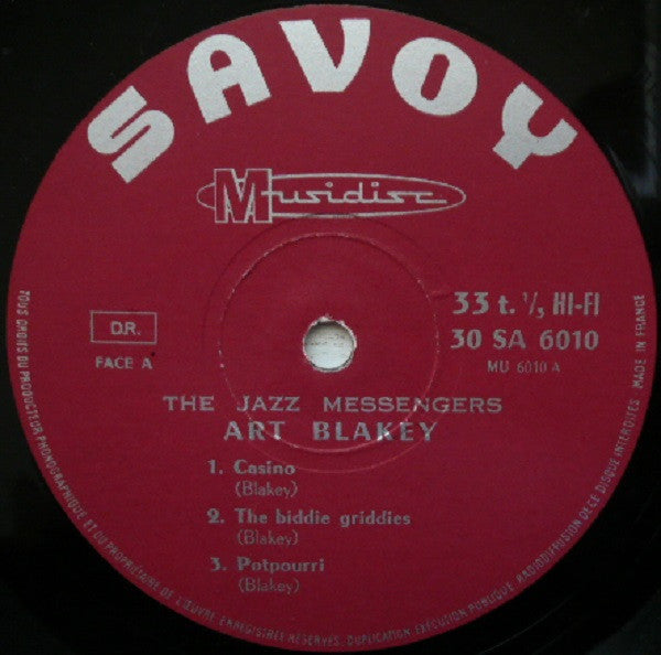 Art Blakey ~ The Jazz Messengers (Vinyl) - Djungel & Jazz