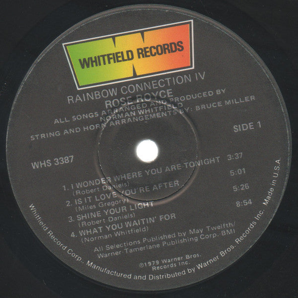 Rose Royce ~ Rainbow Connection IV (Vinyl) - Djungel & Jazz