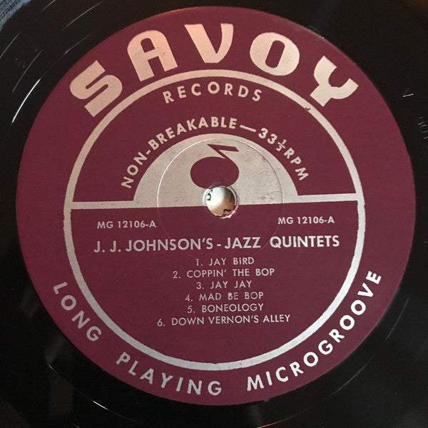 The J.J. Johnson Quintet ~ J.J. Johnson's Jazz Quintets (Vinyl) - Djungel & Jazz
