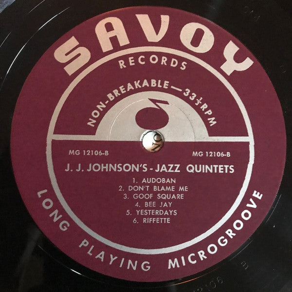 The J.J. Johnson Quintet ~ J.J. Johnson's Jazz Quintets (Vinyl) - Djungel & Jazz