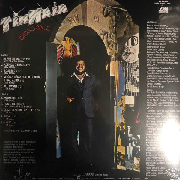 Tim Maia ~ Disco Club (Vinyl) - Djungel & Jazz