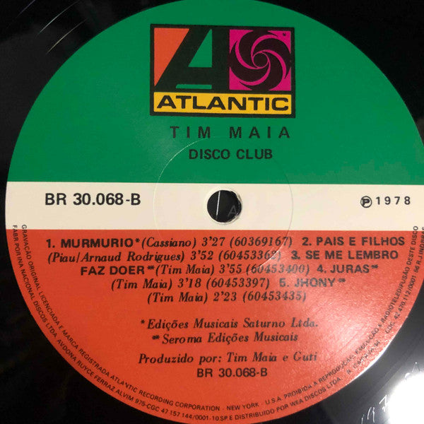 Tim Maia ~ Disco Club (Vinyl) - Djungel & Jazz