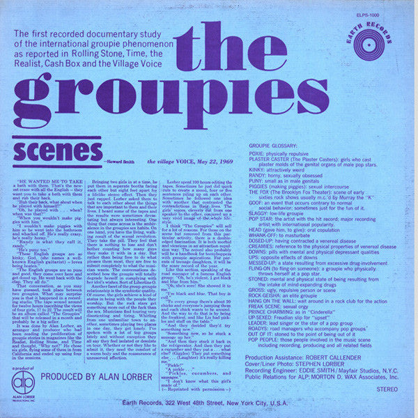 Unknown Artist ~ The Groupies (Vinyl) - Djungel & Jazz
