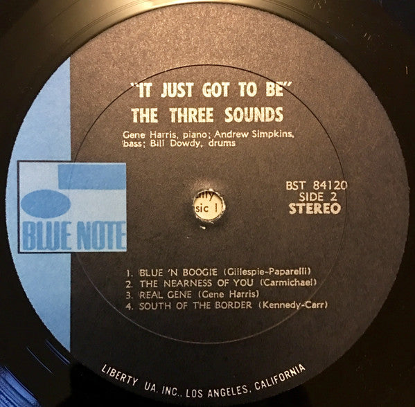The Three Sounds ~ It Just Got To Be (Vinyl) - Djungel & Jazz