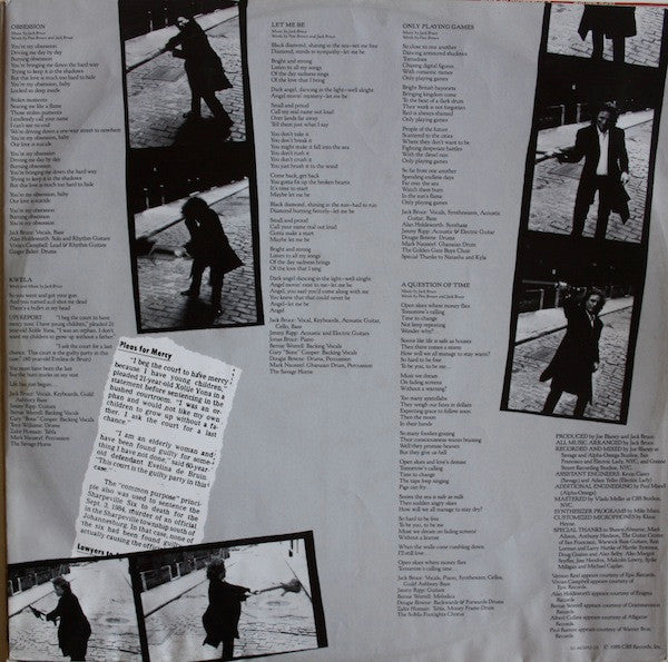 Jack Bruce ~ A Question Of Time (Vinyl) - Djungel & Jazz