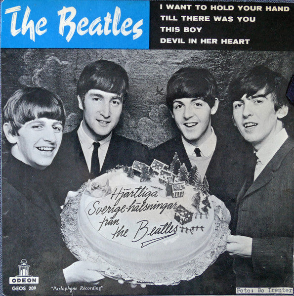 The Beatles : I Want To Hold Your Hand (7", EP, RP, Bla)