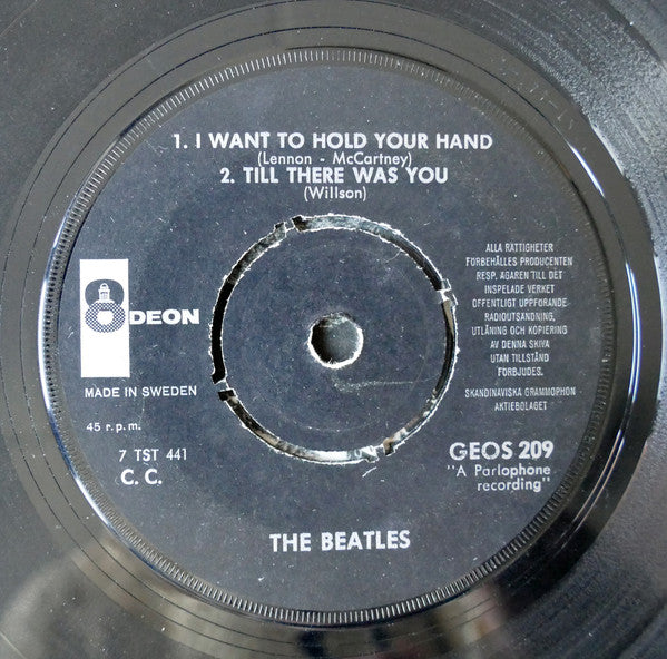 The Beatles ~ I Want To Hold Your Hand (Vinyl) - Djungel & Jazz
