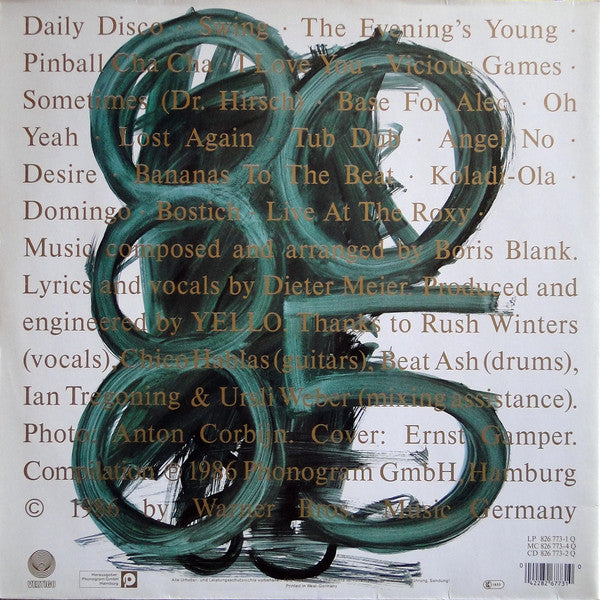 Yello ~ 1980 - 1985 The New Mix In One Go (Vinyl) - Djungel & Jazz