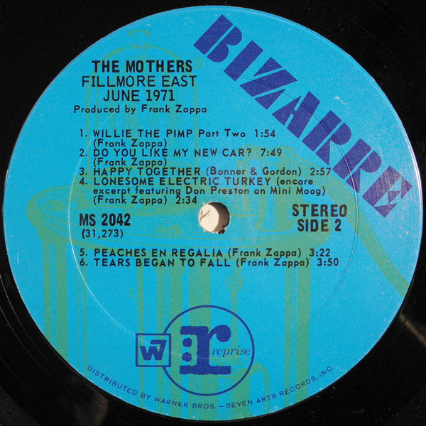 The Mothers ~ Fillmore East - June 1971 (Vinyl) - Djungel & Jazz