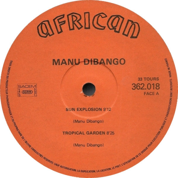 Manu Dibango : Home Made (LP, Album)