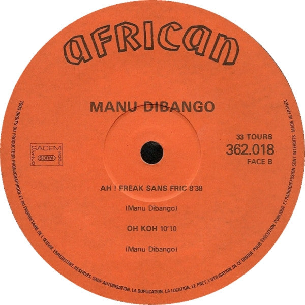 Manu Dibango : Home Made (LP, Album)