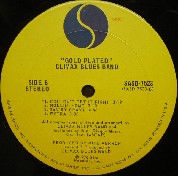 Climax Blues Band ~ Gold Plated (Vinyl) - Djungel & Jazz
