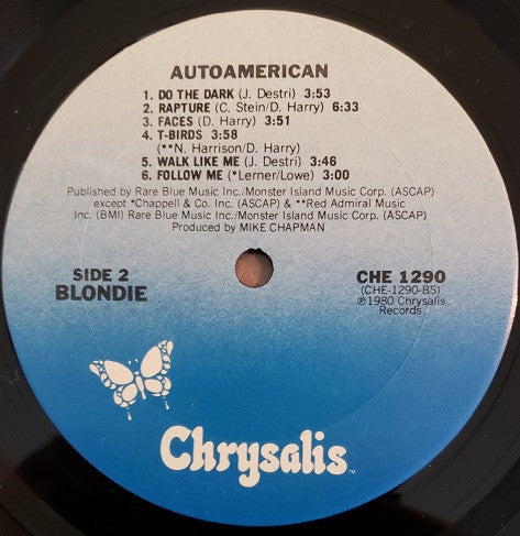 Blondie ~ Autoamerican (Vinyl) - Djungel & Jazz