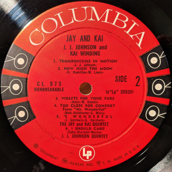 J.J. Johnson And Kai Winding ~ Jay And Kai (Vinyl) - Djungel & Jazz