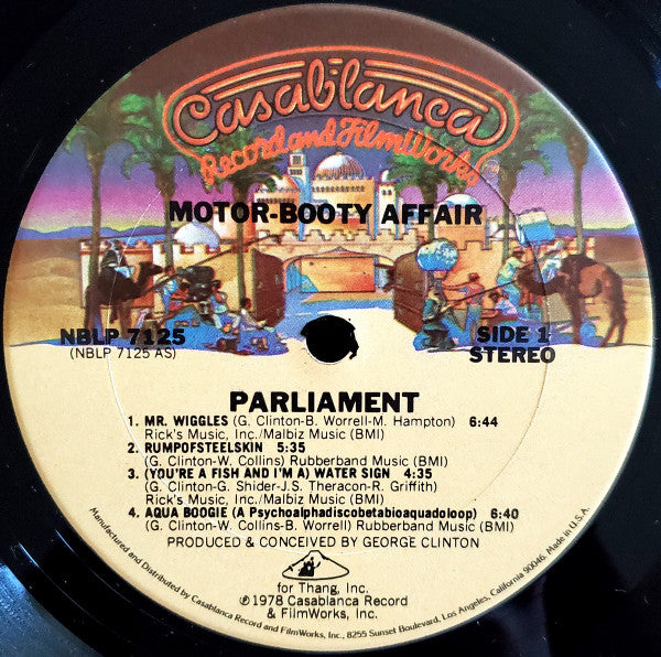 Parliament ~ Motor Booty Affair (Vinyl) - Djungel & Jazz