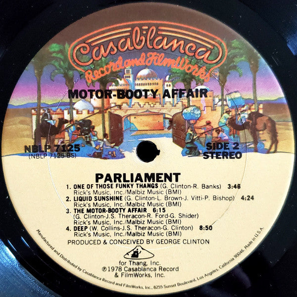 Parliament ~ Motor Booty Affair (Vinyl) - Djungel & Jazz