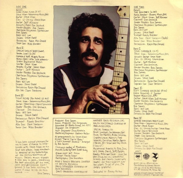 Steve Khan ~ Tightrope (Vinyl) - Djungel & Jazz