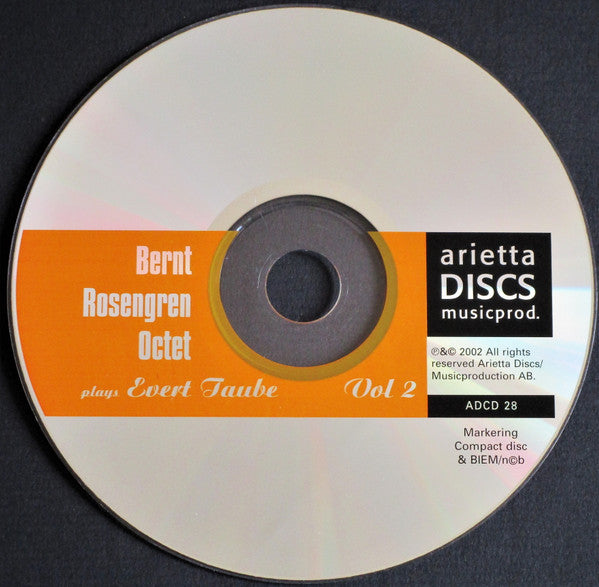 Bernt Rosengren Octet ~ Bernt Rosengren Octet Plays Evert Taube Vol 2 (Vinyl) - Djungel & Jazz