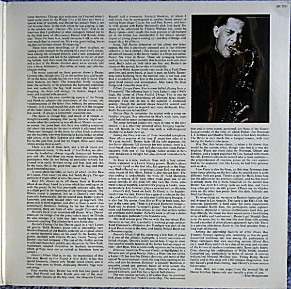 Dexter Gordon ~ Long Tall Dexter (Vinyl) - Djungel & Jazz