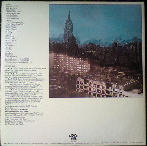 Dexter Gordon ~ Long Tall Dexter (Vinyl) - Djungel & Jazz