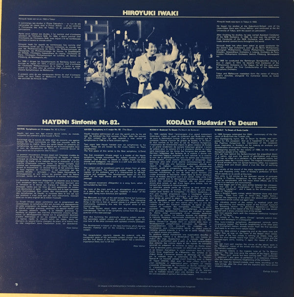 Hiroyuki Iwaki, The Jeunesses Musicales World Choir And Orchestra ~ 1982 Haydn-Kodály (Vinyl) - Djungel & Jazz