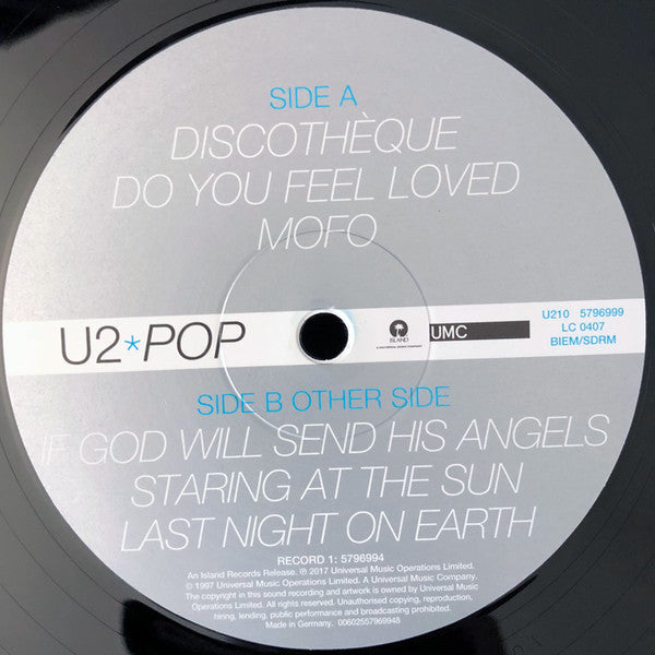 U2 ~ Pop (Vinyl) - Djungel & Jazz