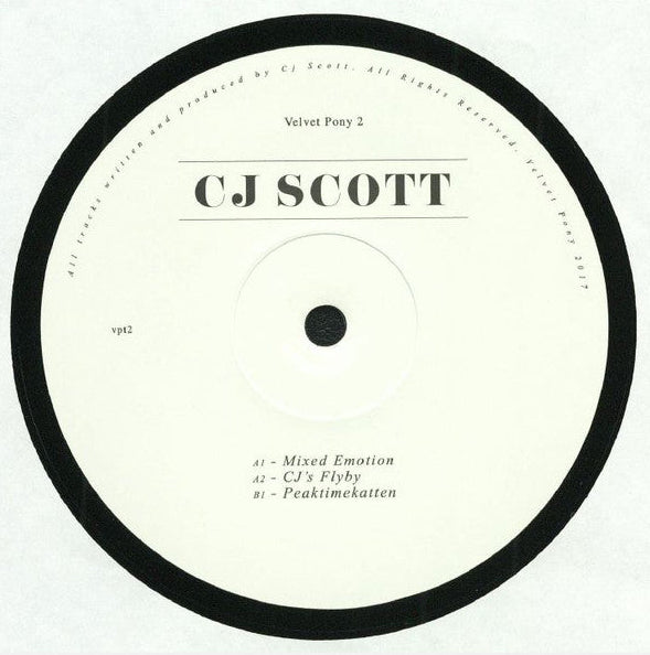 CJ Scott ~ Velvet Pony 2 (Vinyl) - Djungel & Jazz