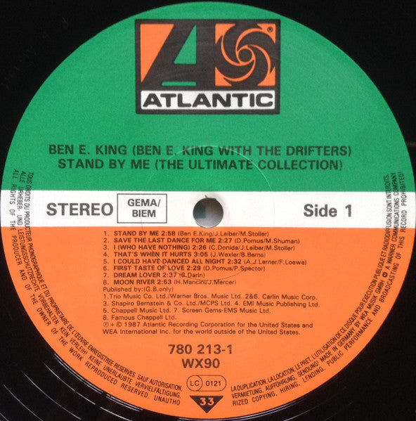 Ben E. King ~ Stand By Me (The Ultimate Collection) (Vinyl) - Djungel & Jazz