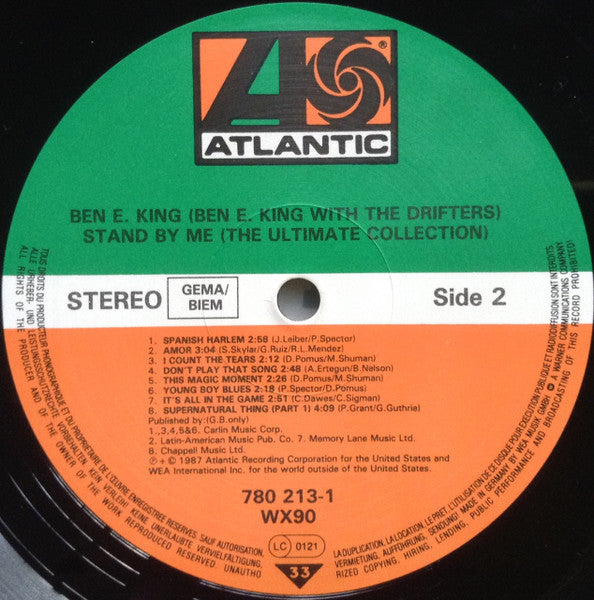 Ben E. King ~ Stand By Me (The Ultimate Collection) (Vinyl) - Djungel & Jazz