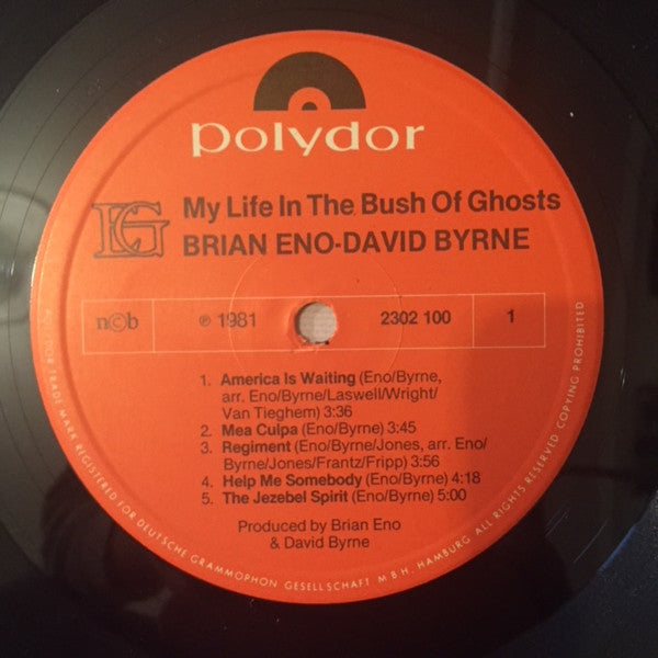 Brian Eno - David Byrne : My Life In The Bush Of Ghosts (LP, Album)