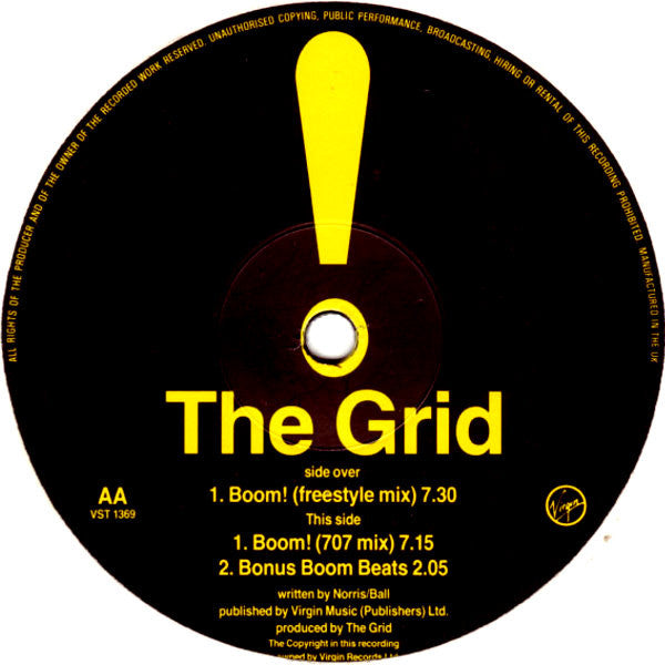 The Grid ~ Boom! (Vinyl) - Djungel & Jazz