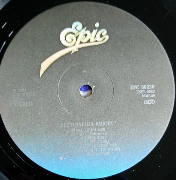 Trettioåriga Kriget ~ Trettioåriga Kriget (Vinyl) - Djungel & Jazz